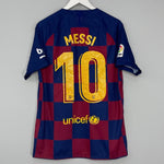 Shop 2019/20 BARCELONA MESSI #10 HOME SHIRT (L) NIKE, classic football shirts, vintage football shirts & retro soccer jerseys at Cult Kits