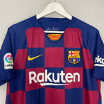 Shop 2019/20 BARCELONA MESSI #10 HOME SHIRT (L) NIKE, classic football shirts, vintage football shirts & retro soccer jerseys at Cult Kits