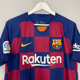 Shop 2019/20 BARCELONA MESSI #10 HOME SHIRT (L) NIKE, classic football shirts, vintage football shirts & retro soccer jerseys at Cult Kits