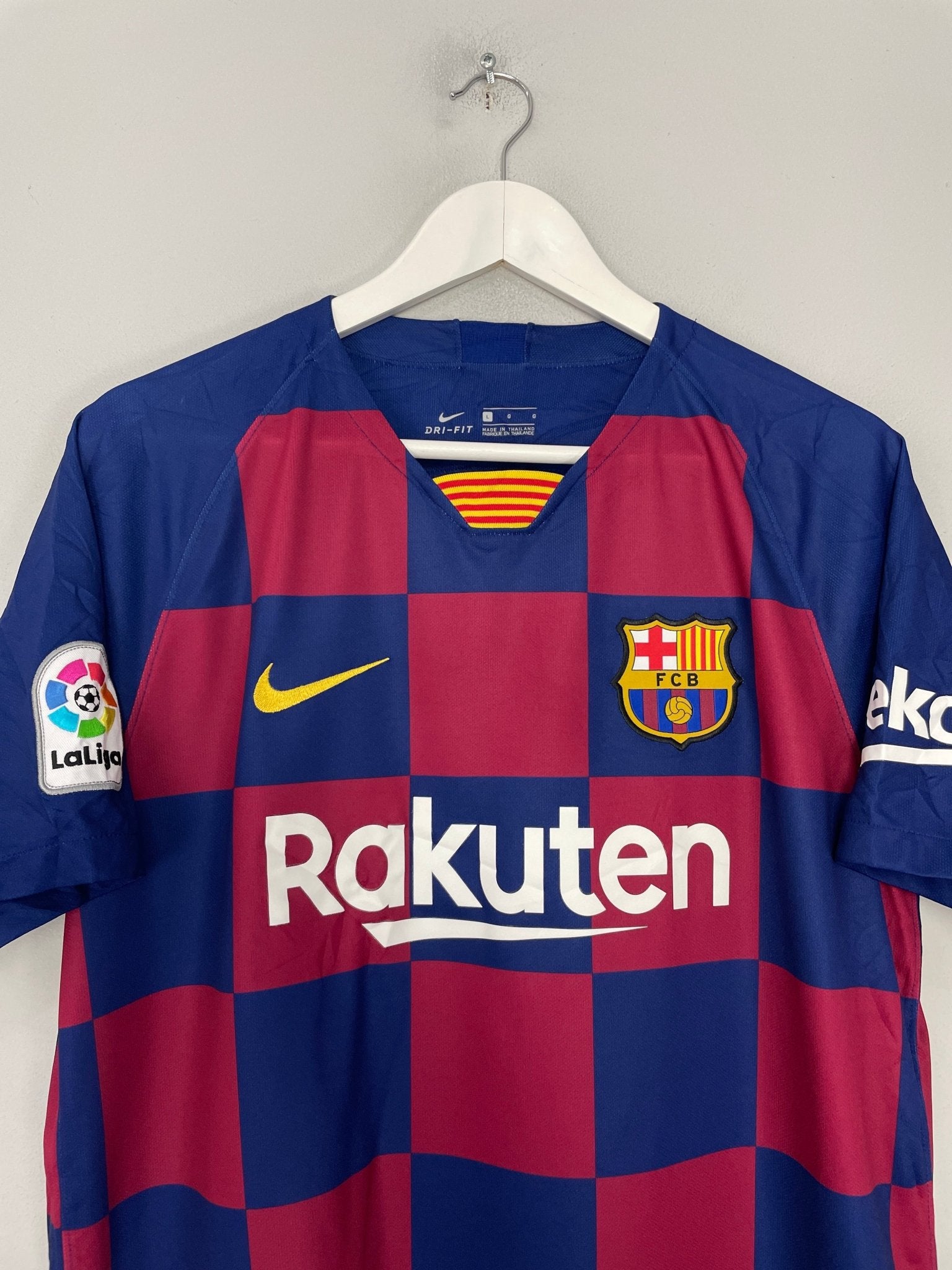 Shop 2019/20 BARCELONA MESSI #10 HOME SHIRT (L) NIKE, classic football shirts, vintage football shirts & retro soccer jerseys at Cult Kits