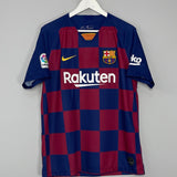 Shop 2019/20 BARCELONA MESSI #10 HOME SHIRT (L) NIKE, classic football shirts, vintage football shirts & retro soccer jerseys at Cult Kits