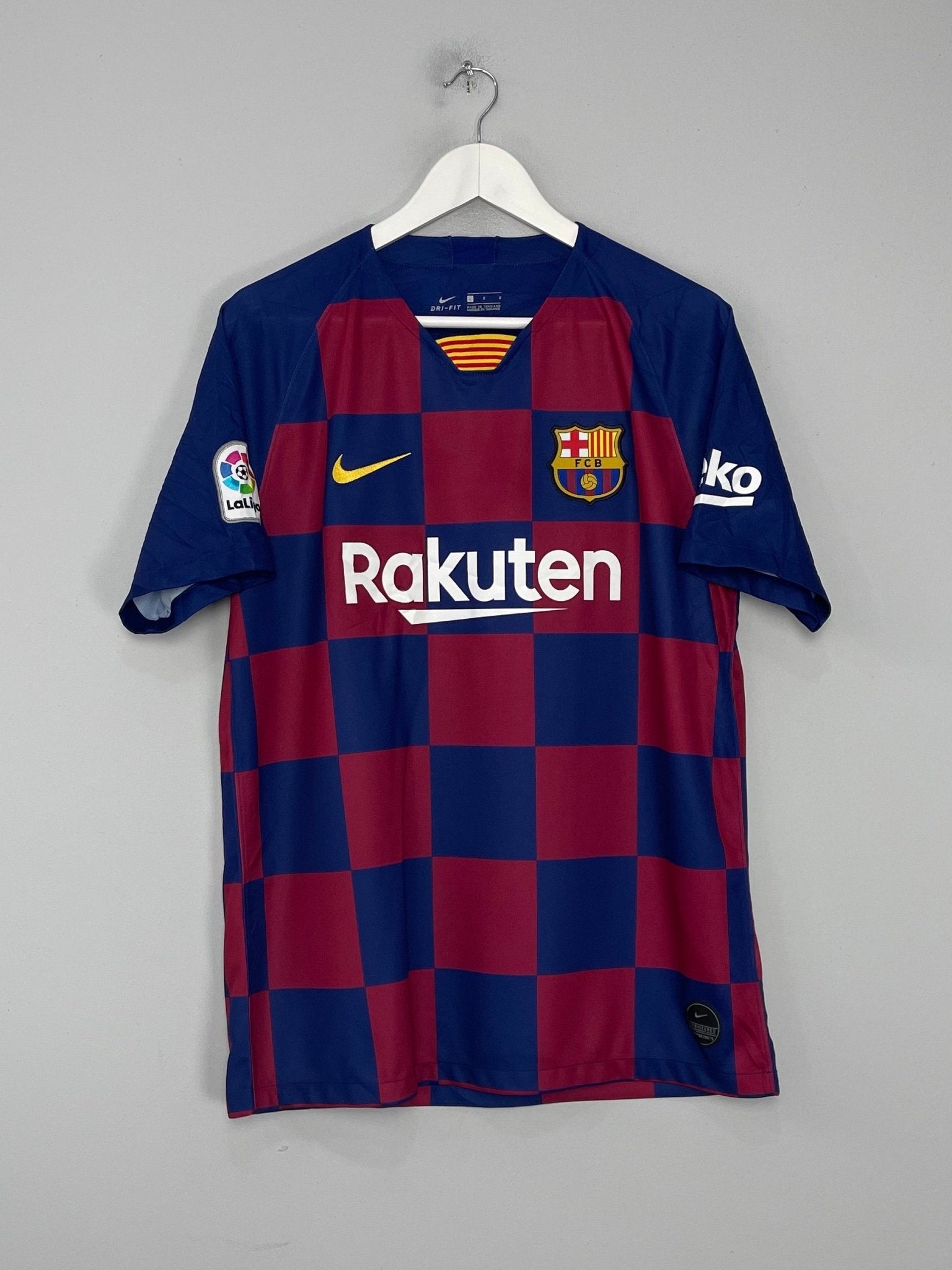 Shop 2019/20 BARCELONA MESSI #10 HOME SHIRT (L) NIKE, classic football shirts, vintage football shirts & retro soccer jerseys at Cult Kits