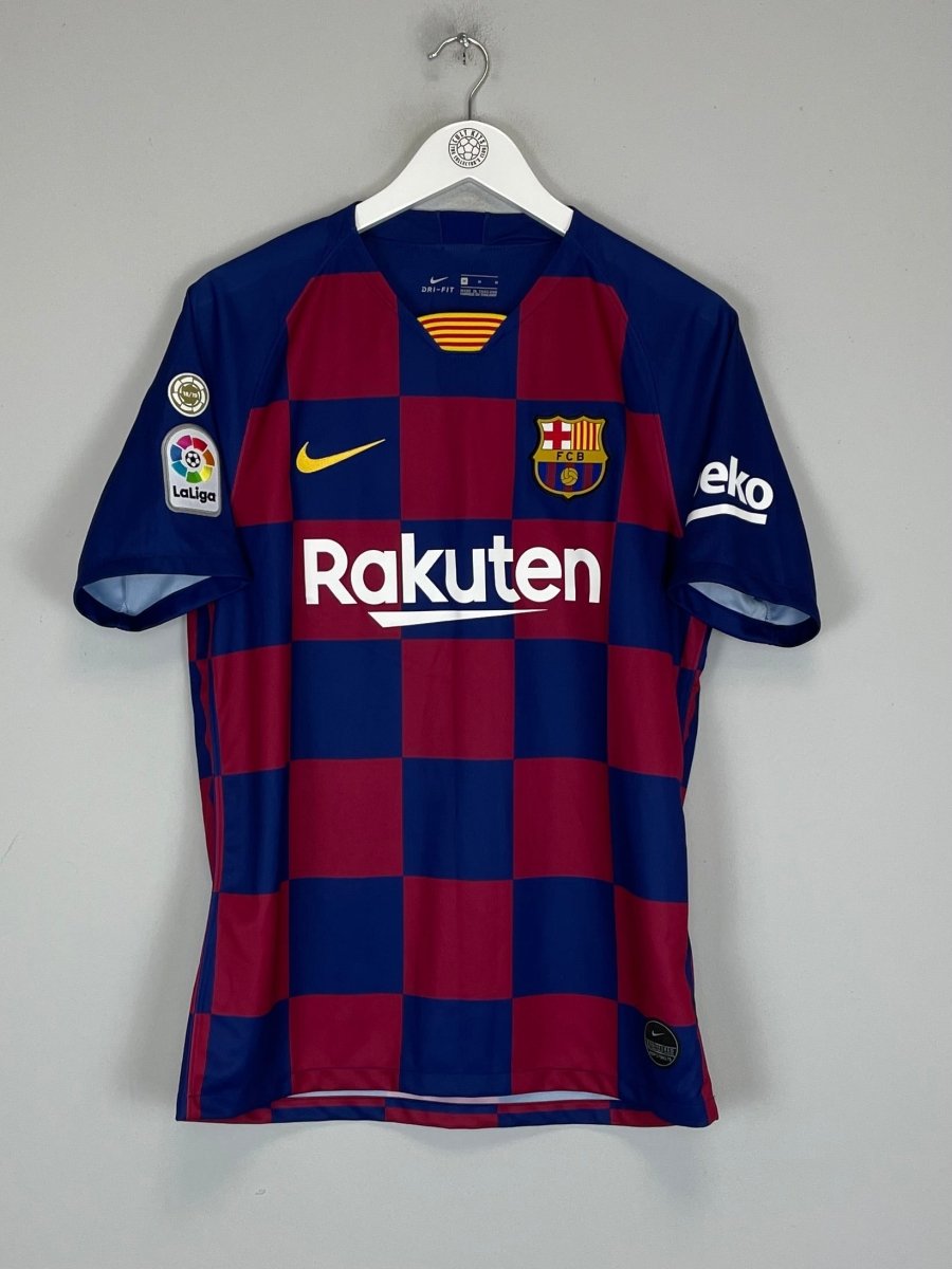 2019/20 BARCELONA MESSI 10 HOME SHIRT (M) NIKE - Cult Kits - Medium - Buy Vintage Football Shirts, Authentic Retro Football Shirts For Sale, Classic Football Shirts & Soccer Jersey