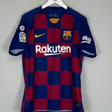 2019/20 BARCELONA MESSI 10 HOME SHIRT (M) NIKE - Cult Kits - Medium - Buy Vintage Football Shirts, Authentic Retro Football Shirts For Sale, Classic Football Shirts & Soccer Jersey