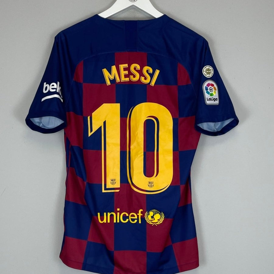 2019/20 BARCELONA MESSI 10 HOME SHIRT (M) NIKE - Cult Kits - Medium - Buy Vintage Football Shirts, Authentic Retro Football Shirts For Sale, Classic Football Shirts & Soccer Jersey