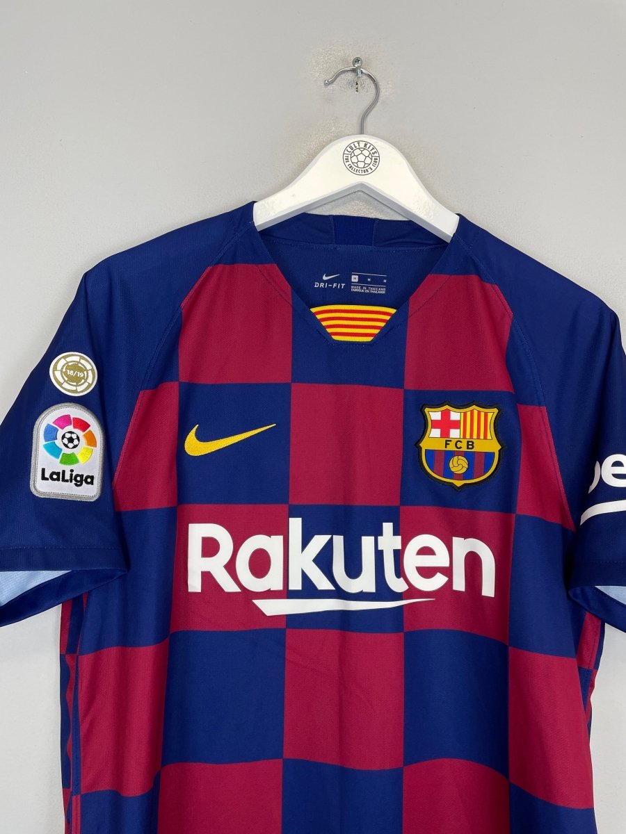 2019/20 BARCELONA MESSI 10 HOME SHIRT (M) NIKE - Cult Kits - Medium - Buy Vintage Football Shirts, Authentic Retro Football Shirts For Sale, Classic Football Shirts & Soccer Jersey