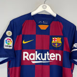 2019/20 BARCELONA MESSI 10 HOME SHIRT (M) NIKE - Cult Kits - Medium - Buy Vintage Football Shirts, Authentic Retro Football Shirts For Sale, Classic Football Shirts & Soccer Jersey