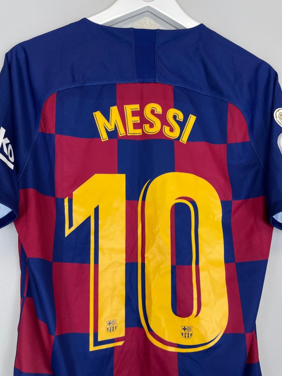 2019/20 BARCELONA MESSI 10 HOME SHIRT (M) NIKE - Cult Kits - Medium - Buy Vintage Football Shirts, Authentic Retro Football Shirts For Sale, Classic Football Shirts & Soccer Jersey