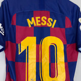 2019/20 BARCELONA MESSI 10 HOME SHIRT (M) NIKE - Cult Kits - Medium - Buy Vintage Football Shirts, Authentic Retro Football Shirts For Sale, Classic Football Shirts & Soccer Jersey
