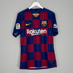 Shop 2019/20 BARCELONA MESSI #10 HOME SHIRT (M) NIKE, classic football shirts, vintage football shirts & retro soccer jerseys at Cult Kits