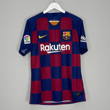 Shop 2019/20 BARCELONA MESSI #10 HOME SHIRT (M) NIKE, classic football shirts, vintage football shirts & retro soccer jerseys at Cult Kits