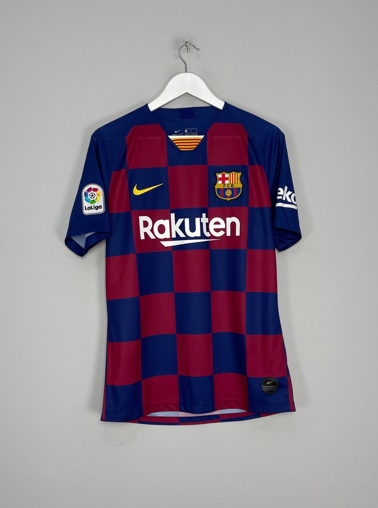 Shop 2019/20 BARCELONA MESSI #10 HOME SHIRT (M) NIKE, classic football shirts, vintage football shirts & retro soccer jerseys at Cult Kits