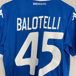 Shop 2019/20 BRESCIA BALOTELLI #45 HOME SHIRT (L) KAPPA, classic football shirts, vintage football shirts & retro soccer jerseys at Cult Kits