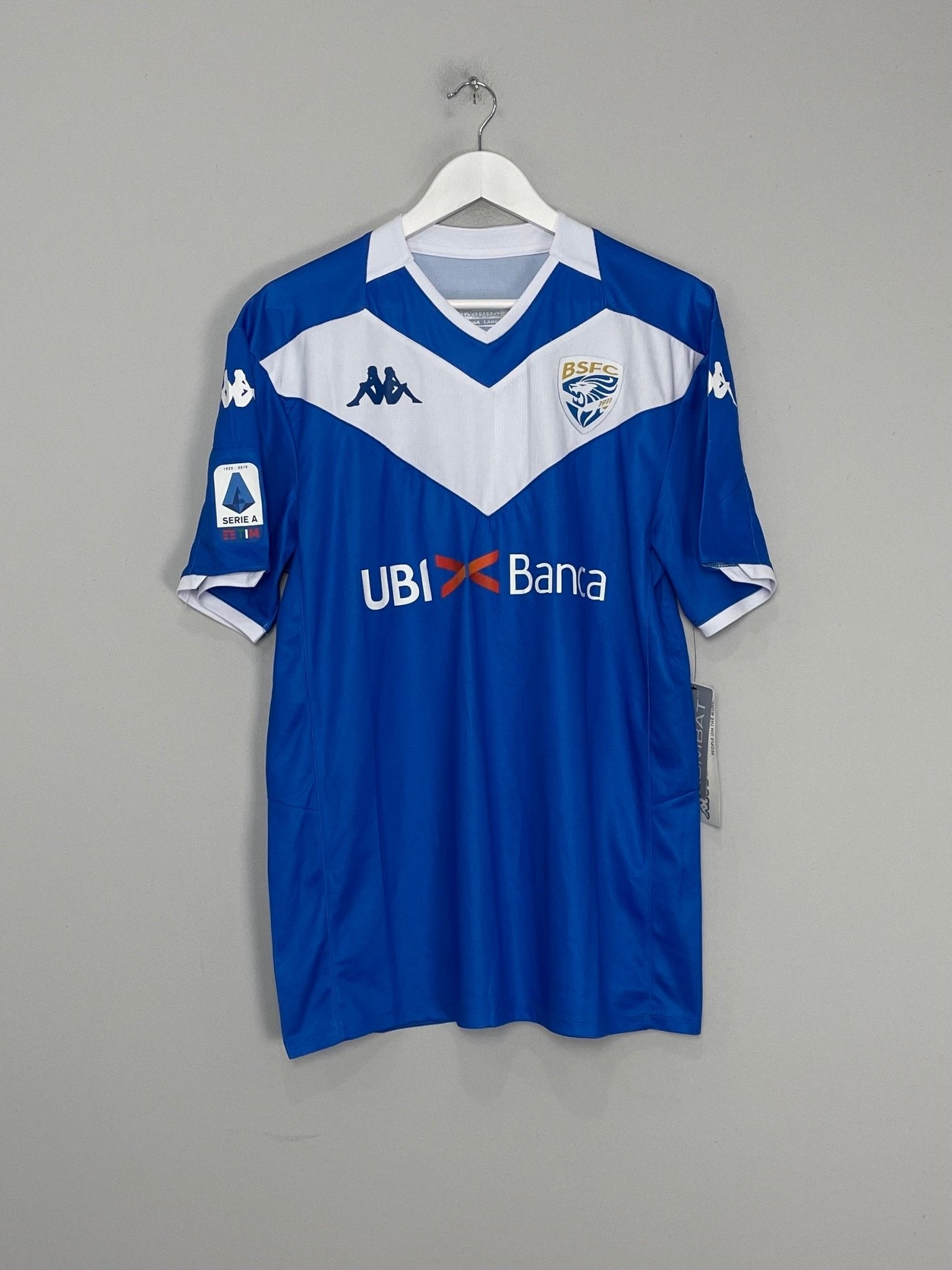 Shop 2019/20 BRESCIA TONALI #4 HOME SHIRT (XL) KAPPA, classic football shirts, vintage football shirts & retro soccer jerseys at Cult Kits