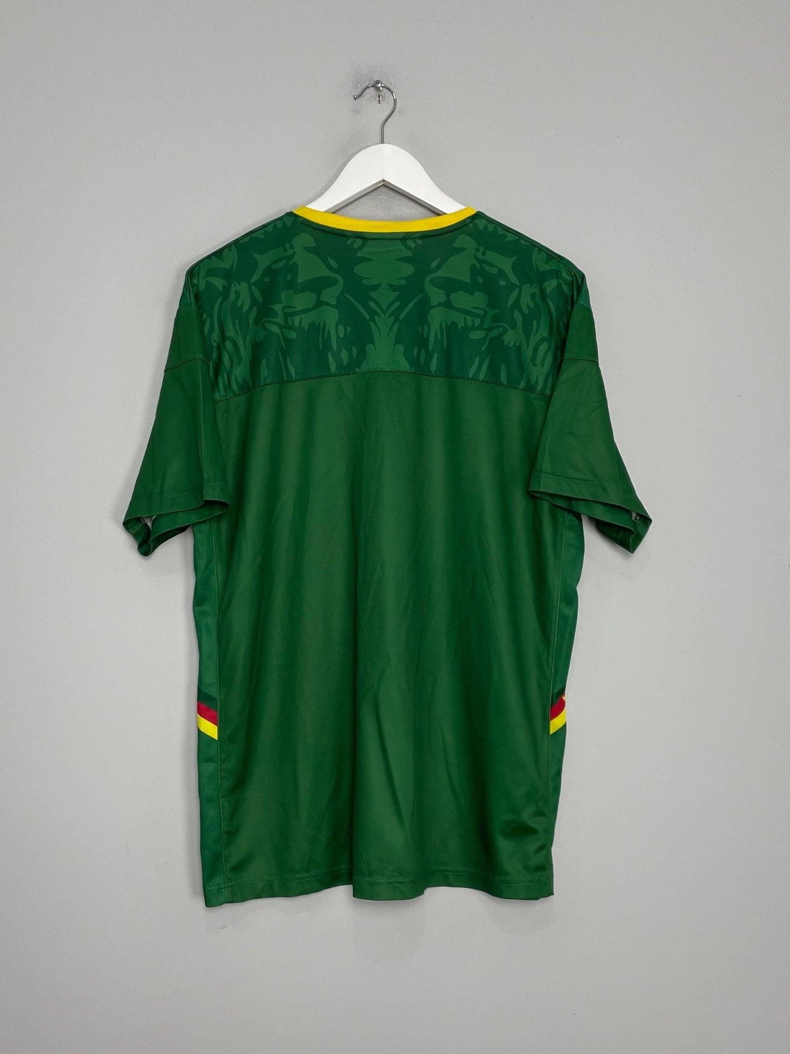 Shop 2019/20 CAMEROON HOME SHIRT (XL) LE COQ, classic football shirts, vintage football shirts & retro soccer jerseys at Cult Kits