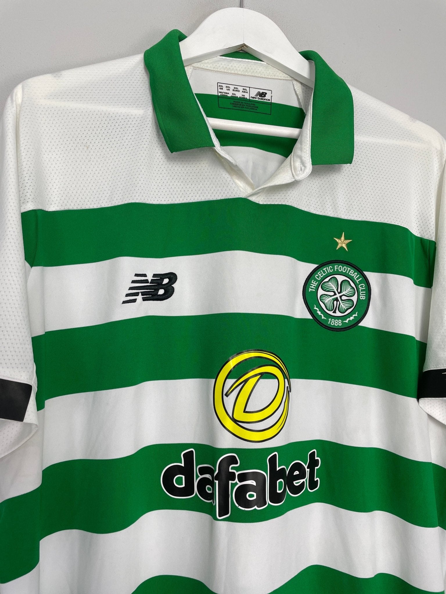 Shop 2019/20 CELTIC FORREST #49 HOME SHIRT (XXL) NEW BALANCE, classic football shirts, vintage football shirts & retro soccer jerseys at Cult Kits