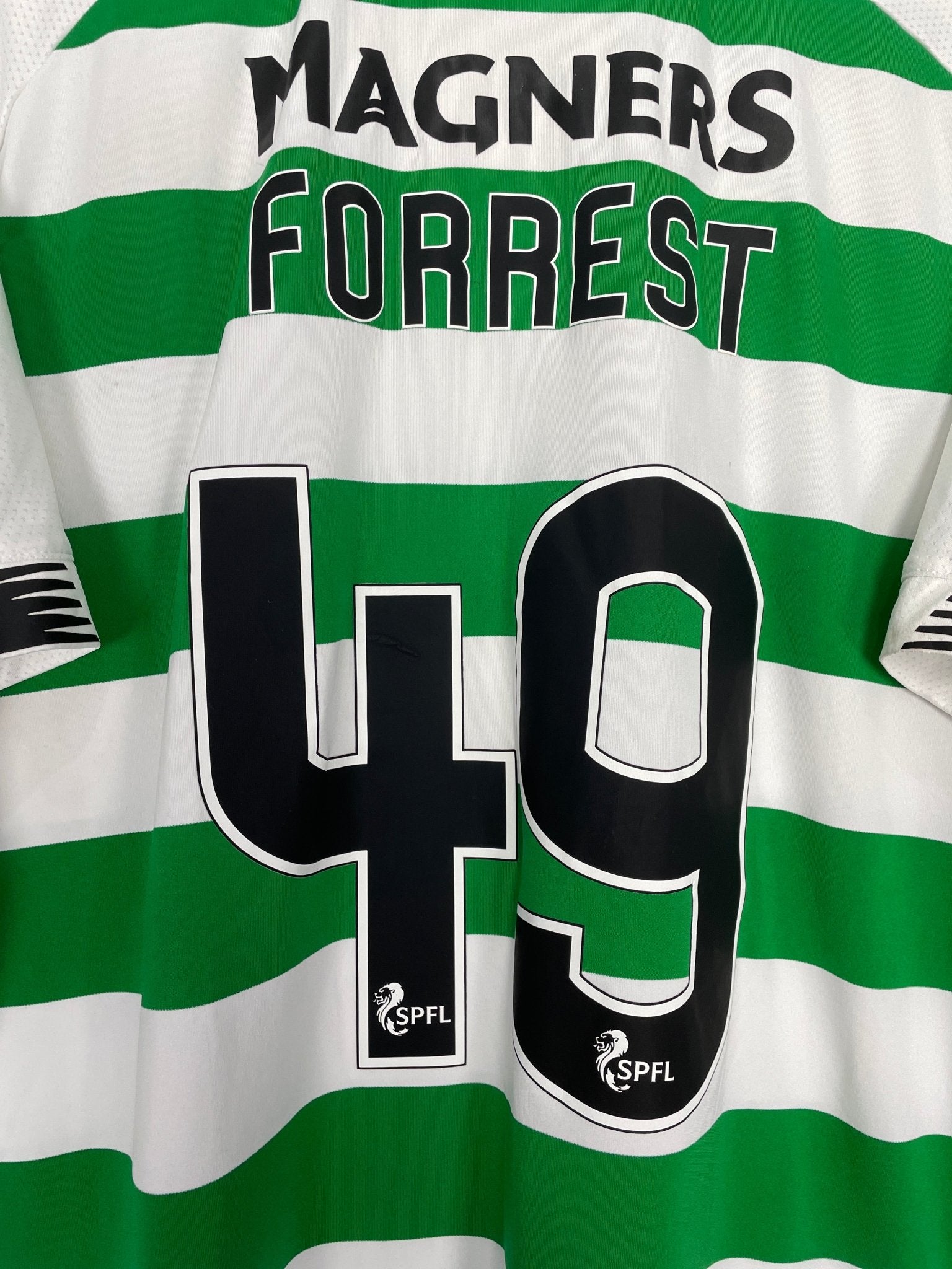 Shop 2019/20 CELTIC FORREST #49 HOME SHIRT (XXL) NEW BALANCE, classic football shirts, vintage football shirts & retro soccer jerseys at Cult Kits