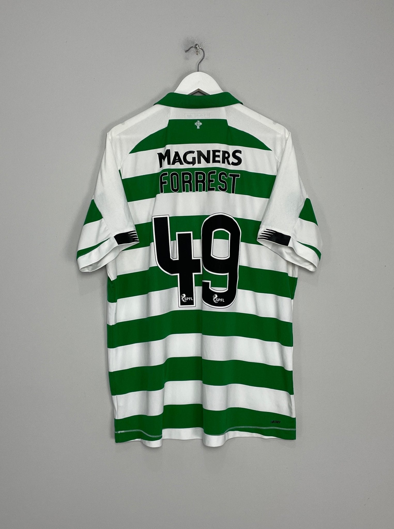 Shop 2019/20 CELTIC FORREST #49 HOME SHIRT (XXL) NEW BALANCE, classic football shirts, vintage football shirts & retro soccer jerseys at Cult Kits