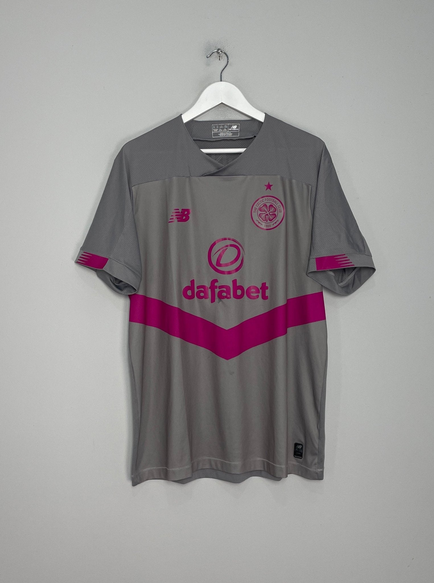 Shop 2019/20 CELTIC THIRD SHIRT (XL) NEW BALANCE, classic football shirts, vintage football shirts & retro soccer jerseys at Cult Kits