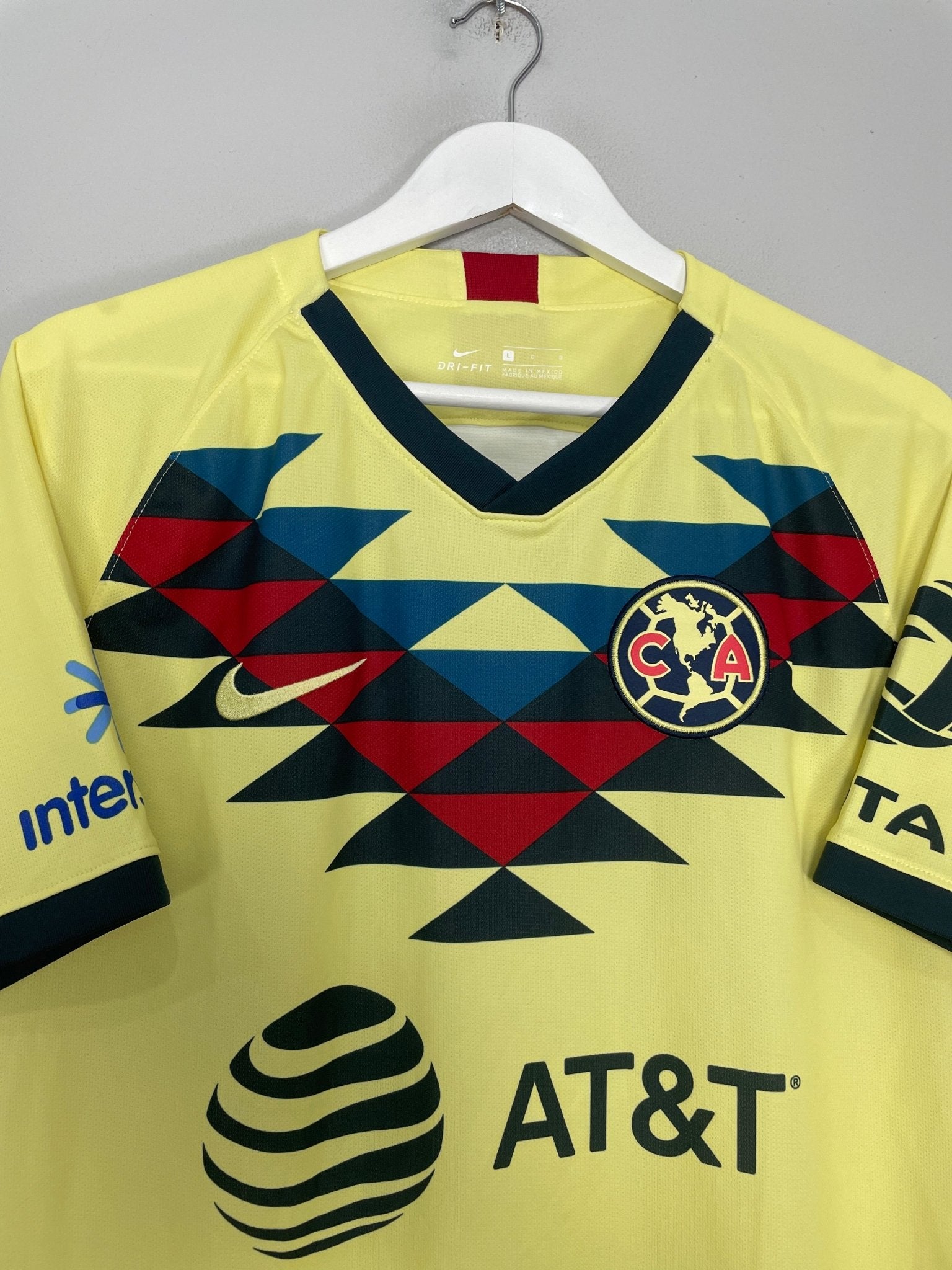 Shop 2019/20 CLUB AMERICA *BNWT* HOME SHIRT (L) NIKE, classic football shirts, vintage football shirts & retro soccer jerseys at Cult Kits