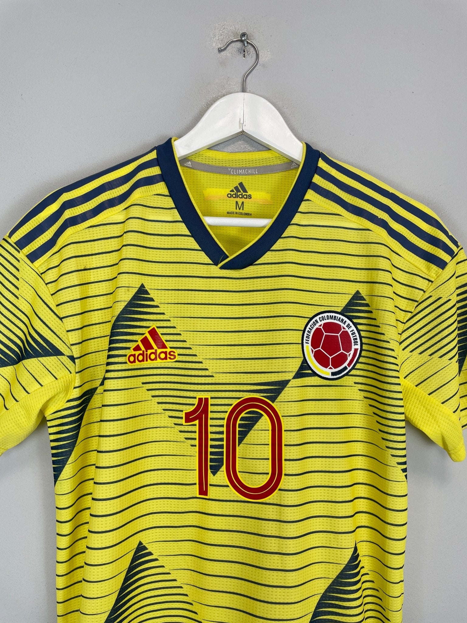 Shop 2019/20 COLOMBIA JAMES #10 *AUTHENTIC* HOME SHIRT (M) ADIDAS, classic football shirts, vintage football shirts & retro soccer jerseys at Cult Kits