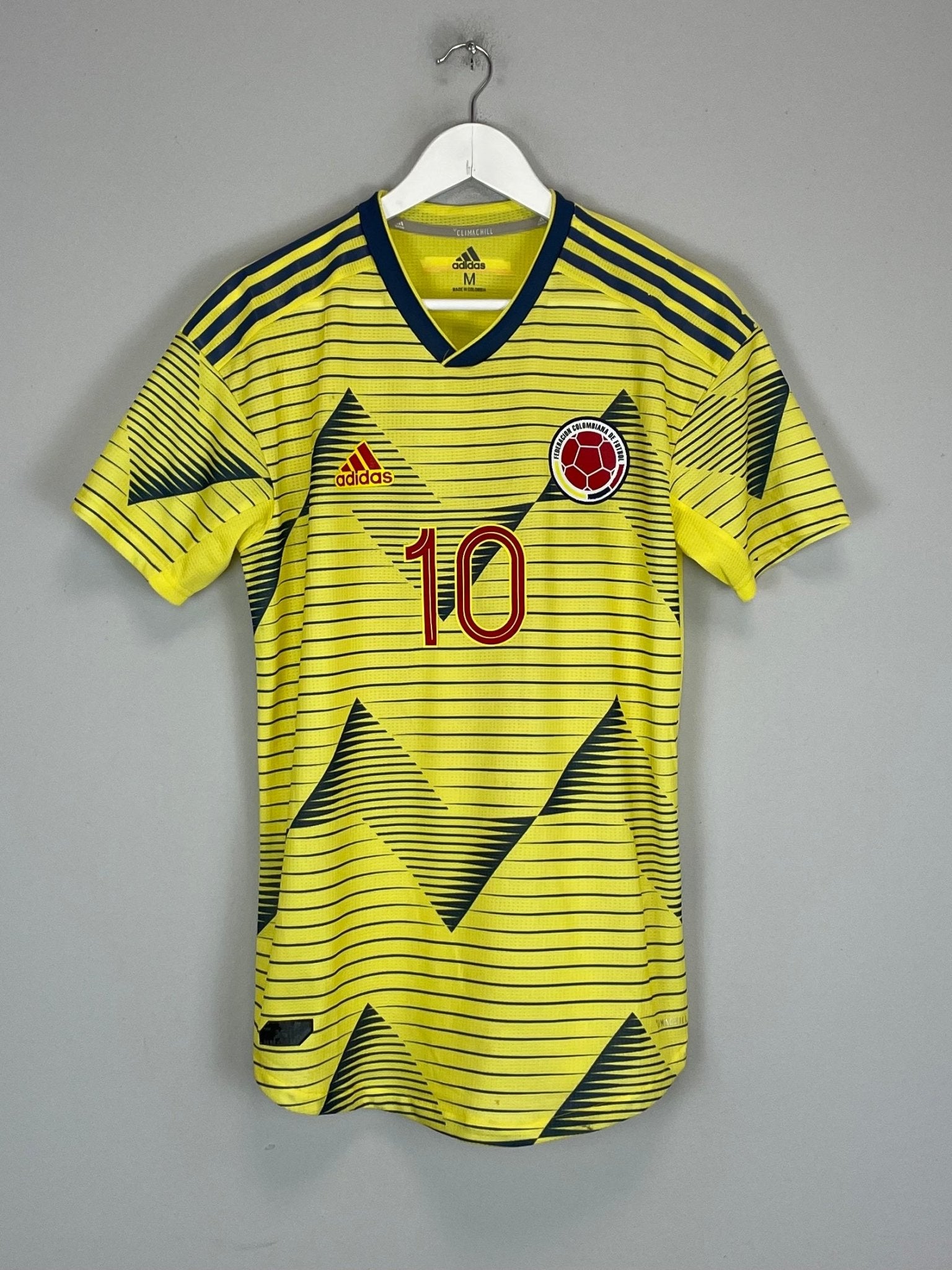 Shop 2019/20 COLOMBIA JAMES #10 *AUTHENTIC* HOME SHIRT (M) ADIDAS, classic football shirts, vintage football shirts & retro soccer jerseys at Cult Kits