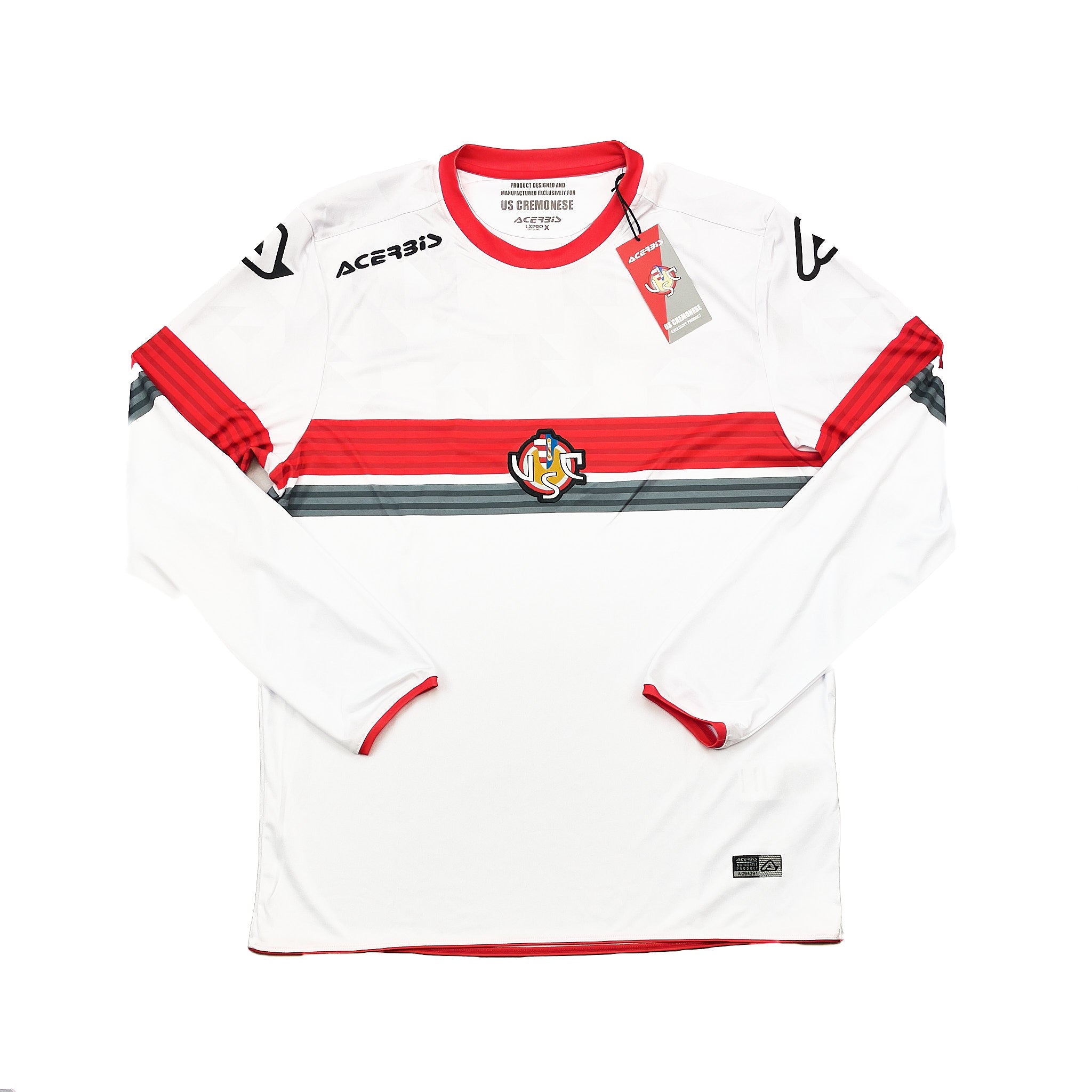 Buy 2019/20 Cremonese *Bnwt* L/S Away Shirt (XL) Acerbis ~ Free worldwide shipping available ~ Authentic Vintage Football Shirts from Cult Kits