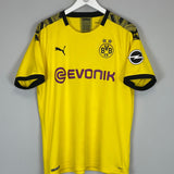 Shop 2019/20 DORTMUND SANCHO #7 HOME SHIRT (XL) PUMA, classic football shirts, vintage football shirts & retro soccer jerseys at Cult Kits