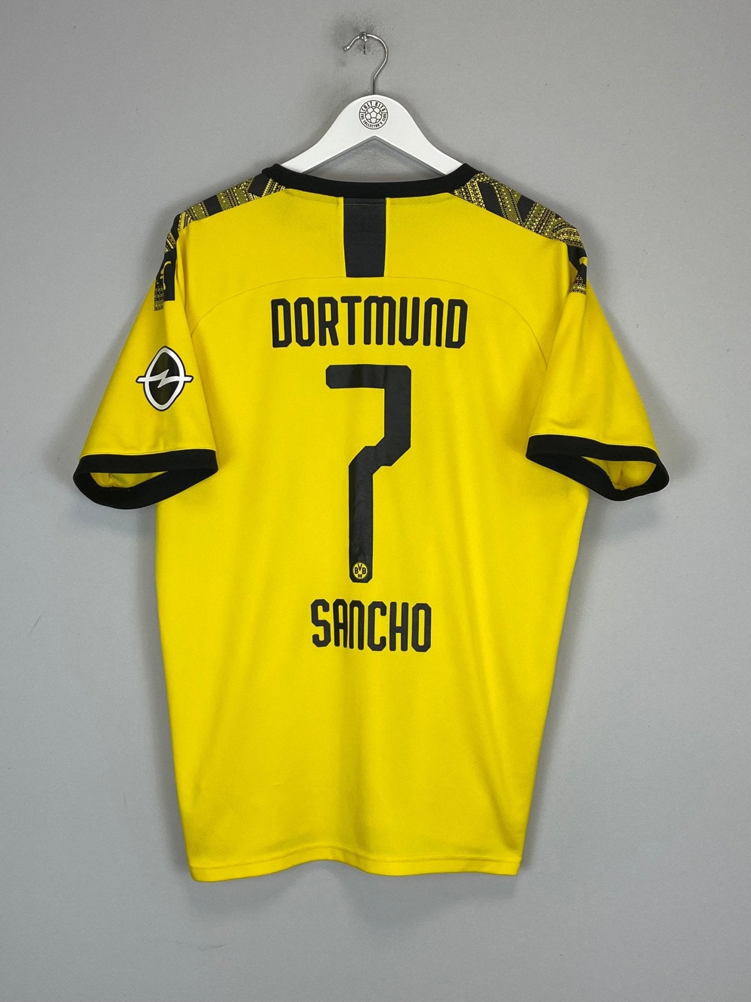 Shop 2019/20 DORTMUND SANCHO #7 HOME SHIRT (XL) PUMA, classic football shirts, vintage football shirts & retro soccer jerseys at Cult Kits