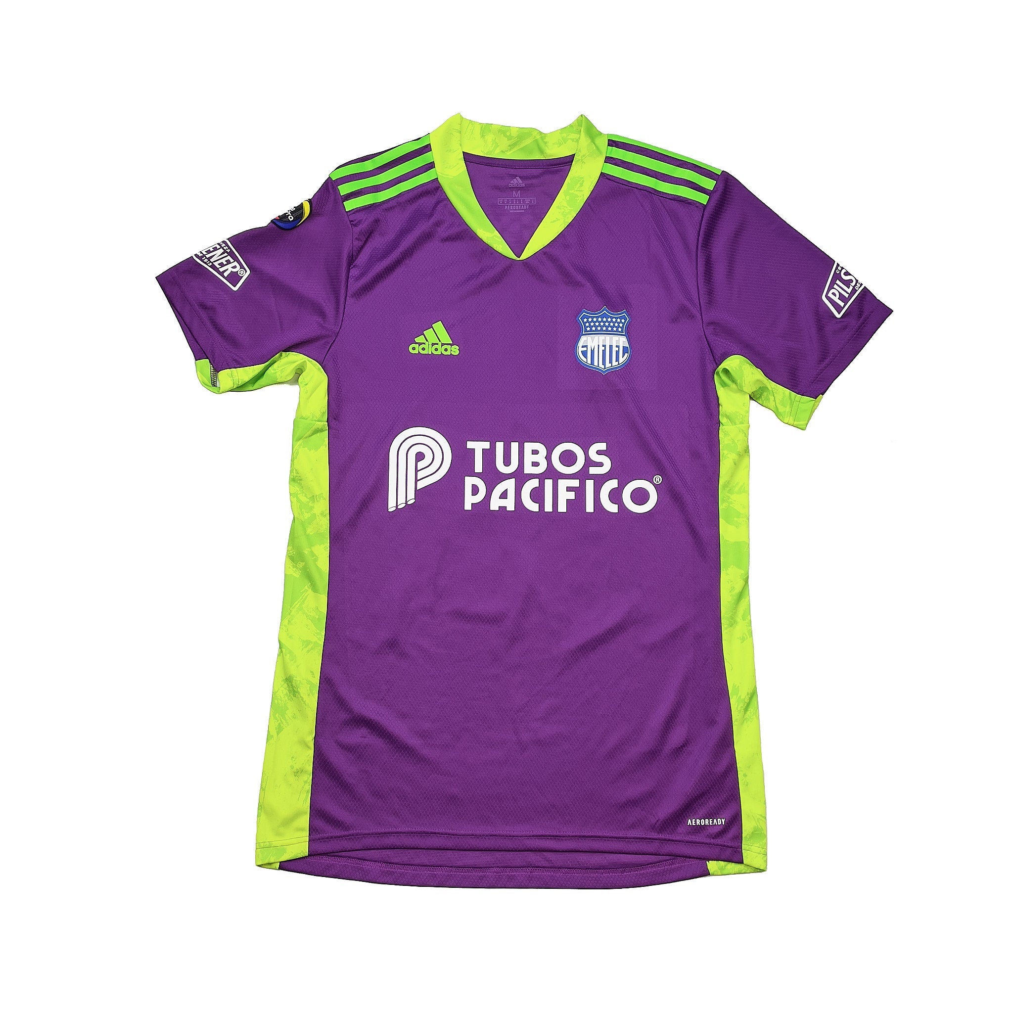 Buy 2019/20 Emelec Ortiz 12 *Match Issued* GK Shirt (M) Adidas ~ Free worldwide shipping ~ Authentic Vintage Football Shirts from Cult Kits