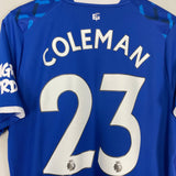 Shop 2019/20 EVERTON COLEMAN #23 HOME SHIRT (L) UMBRO, classic football shirts, vintage football shirts & retro soccer jerseys at Cult Kits