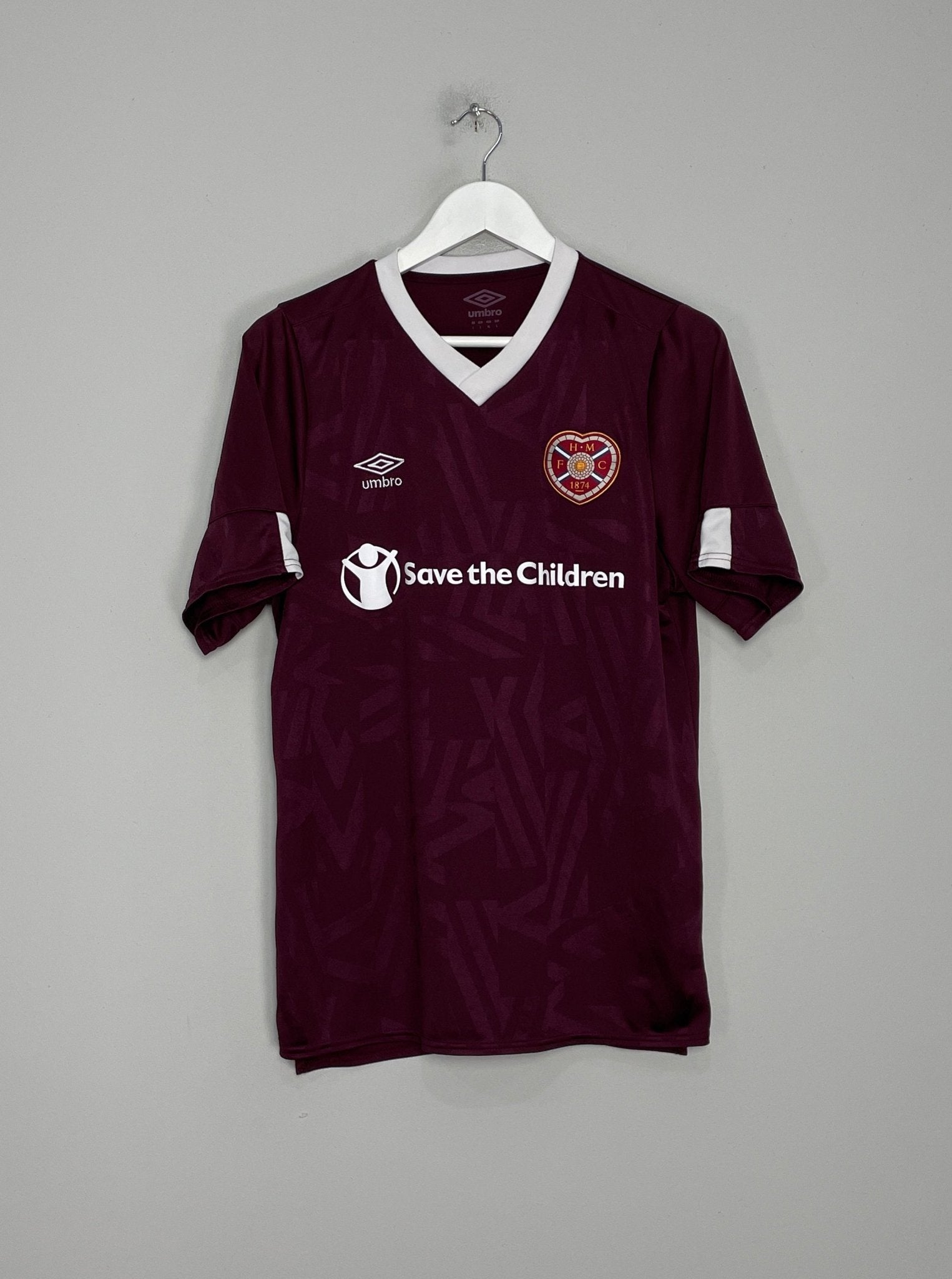 Shop 2019/20 HEARTS HOME SHIRT (L) UMBRO, classic football shirts, vintage football shirts & retro soccer jerseys at Cult Kits