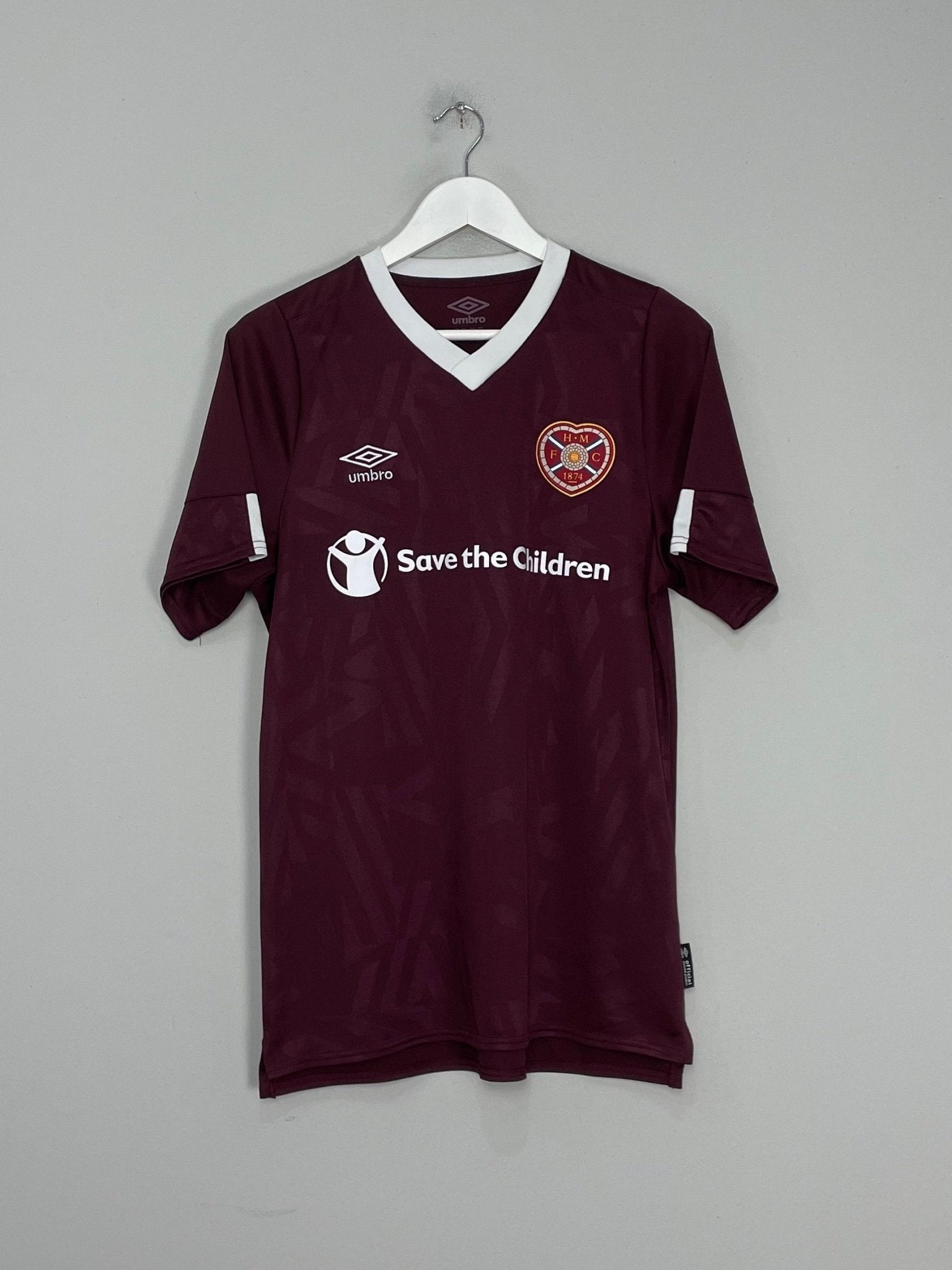Shop 2019/20 HEARTS HOME SHIRT (M) UMBRO, classic football shirts, vintage football shirts & retro soccer jerseys at Cult Kits