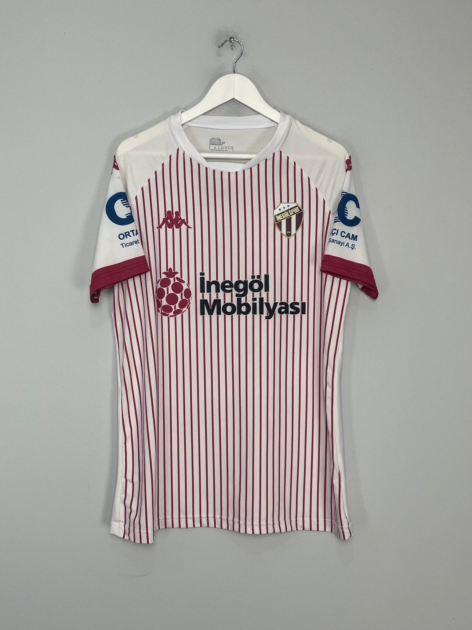 Shop 2019/20 INEGOLSPOR ALI AYDEMIR #42 AWAY SHIRT (XL) KAPPA, classic football shirts, vintage football shirts & retro soccer jerseys at Cult Kits