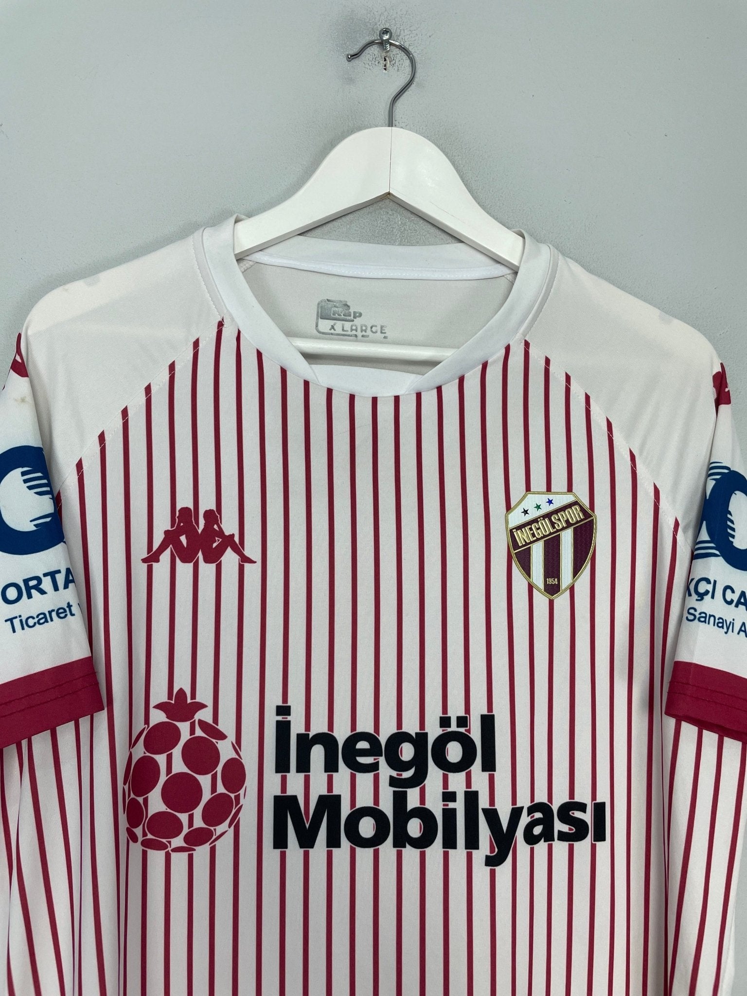 Shop 2019/20 INEGOLSPOR ALI AYDEMIR #42 AWAY SHIRT (XL) KAPPA, classic football shirts, vintage football shirts & retro soccer jerseys at Cult Kits