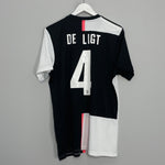 Shop 2019/20 JUVENTUS DE LIGT #4 HOME SHIRT (L) ADIDAS, classic football shirts, vintage football shirts & retro soccer jerseys at Cult Kits