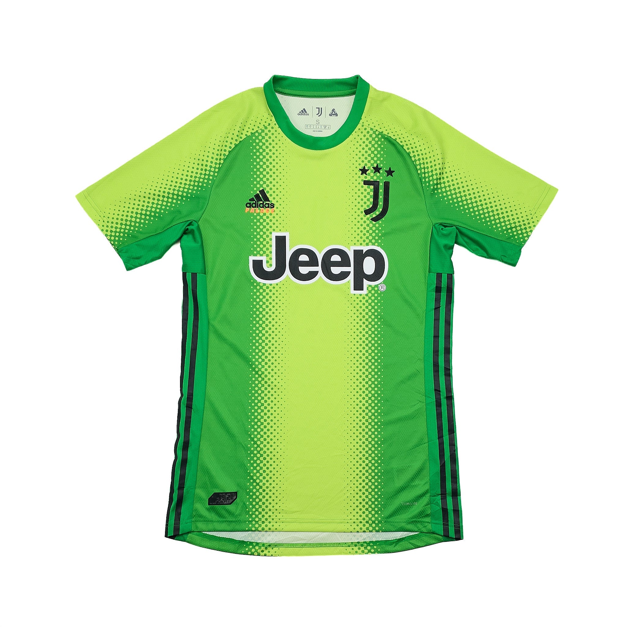 Buy 2019/20 Juventus X Palace *Authentic* GK Shirt (S) Adidas ~ Free worldwide shipping ~ Authentic Vintage Football Shirts from Cult Kits
