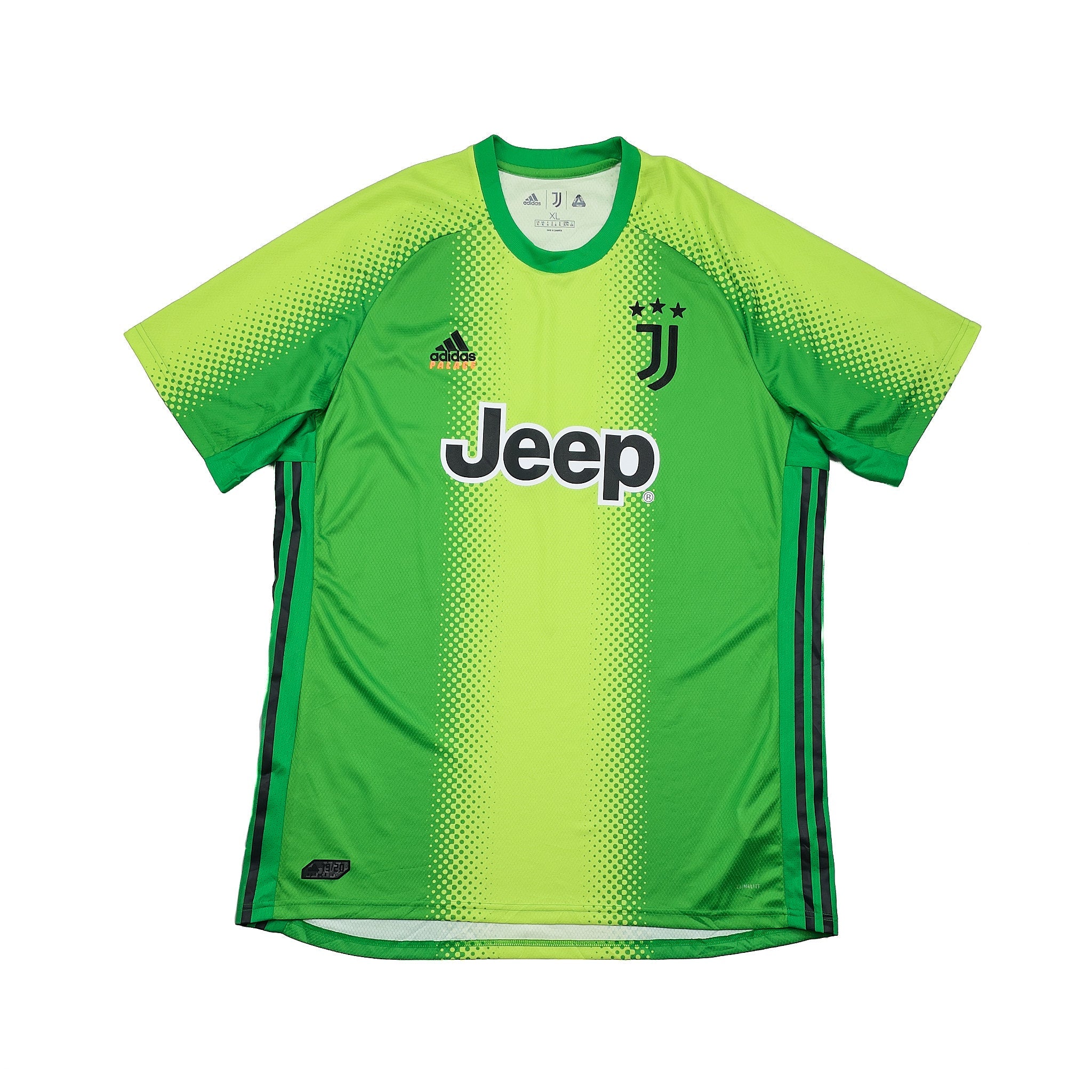 Buy 2019/20 Juventus X Palace *Authentic* GK Shirt (XL) Adidas ~ Free worldwide shipping ~ Authentic Vintage Football Shirts from Cult Kits