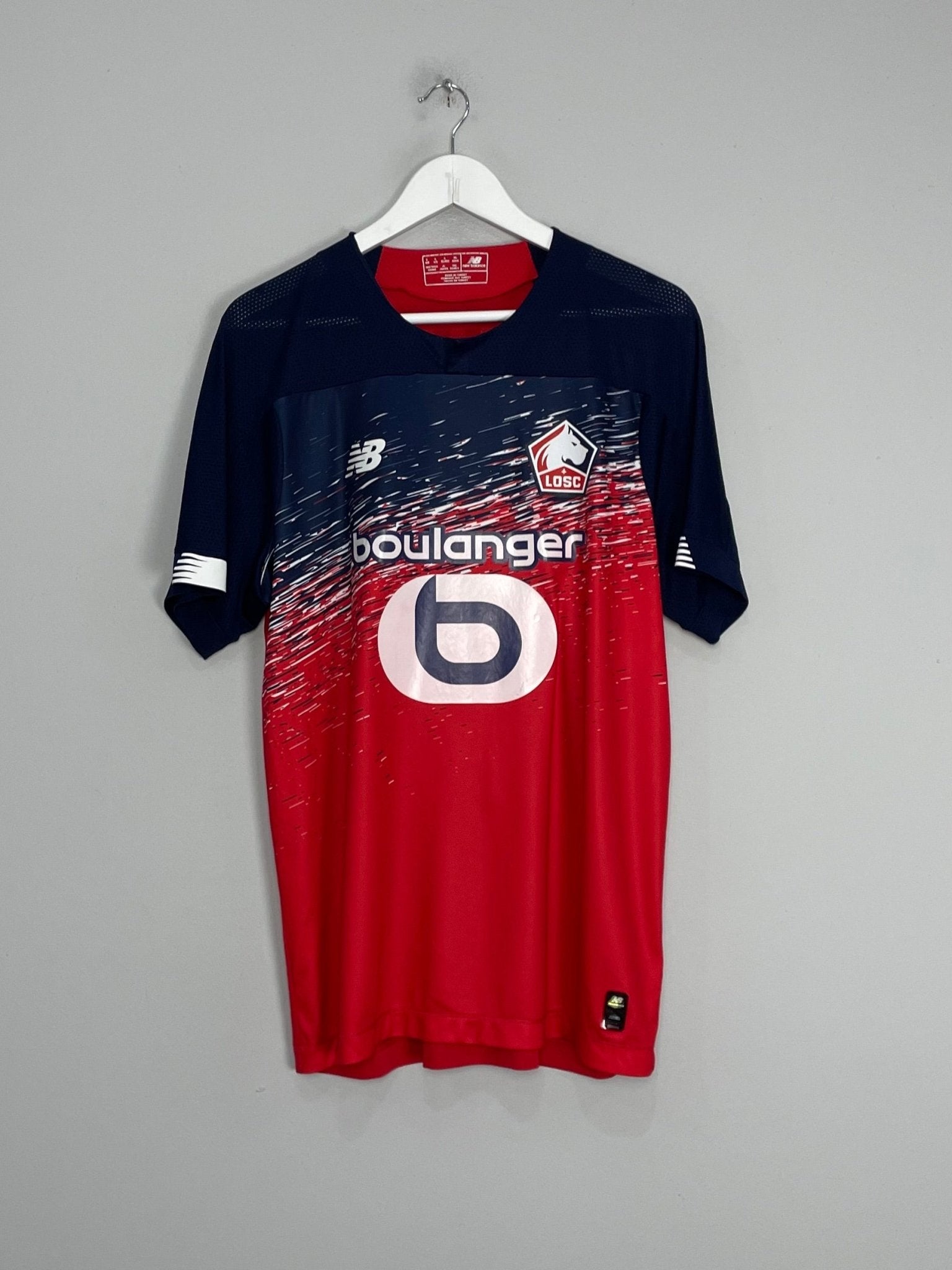 Shop 2019/20 LILLE OSIMHEN #7 HOME SHIRT (L) NEW BALANCE, classic football shirts, vintage football shirts & retro soccer jerseys at Cult Kits