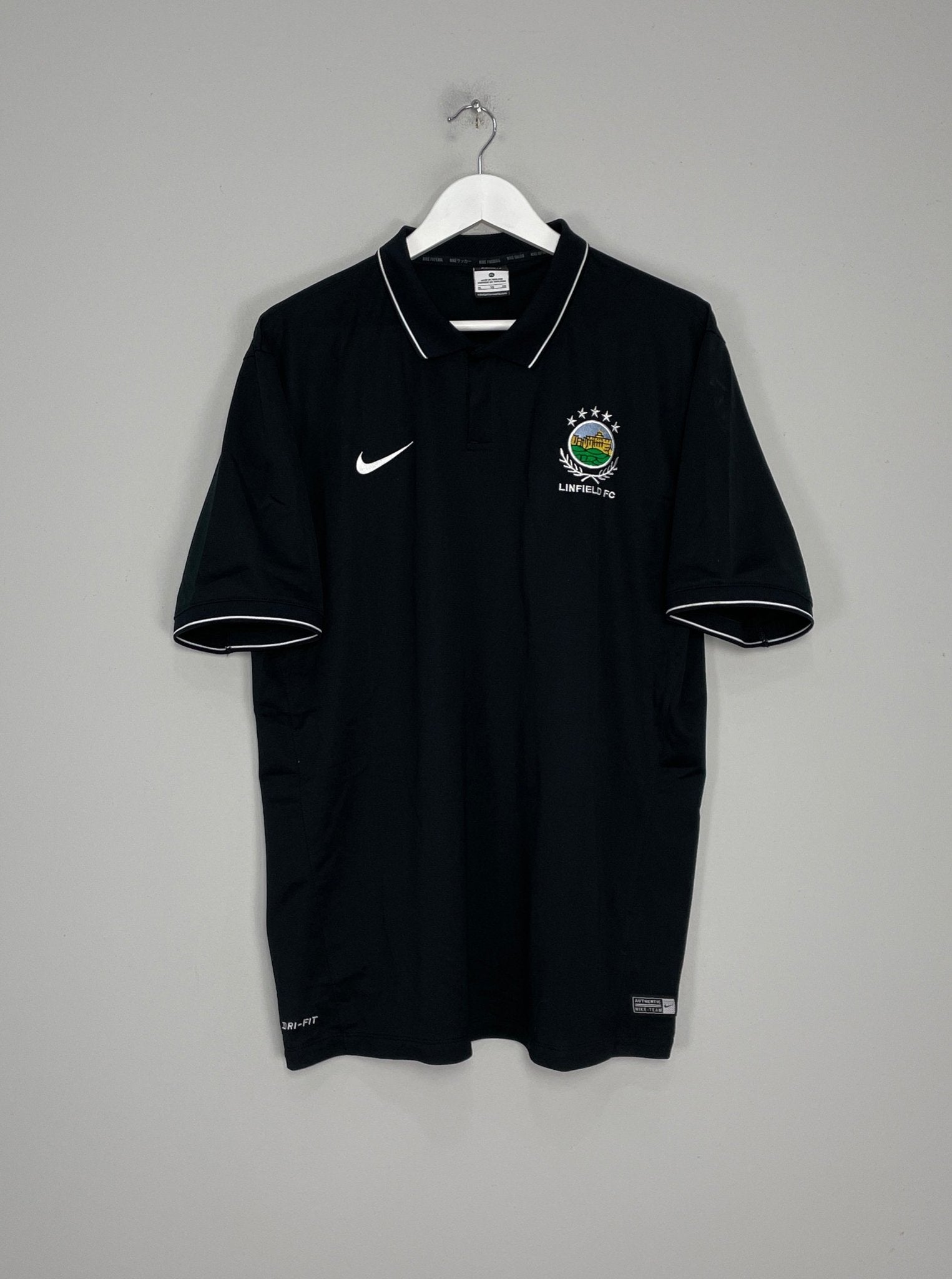 Shop 2019/20 LINFIELD FC POLO SHIRT (XL) NIKE, classic football shirts, vintage football shirts & retro soccer jerseys at Cult Kits