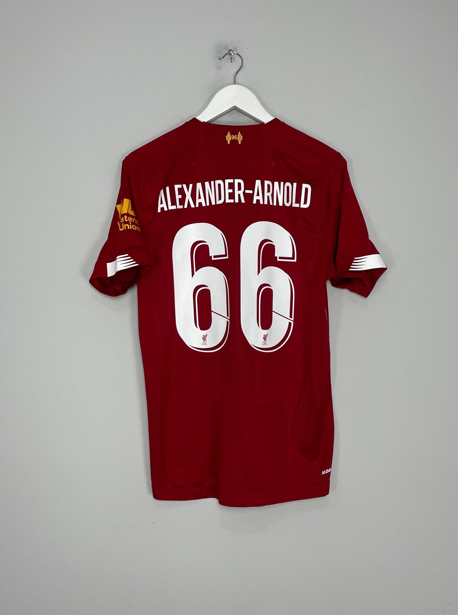 Shop 2019/20 LIVERPOOL ALEXANDER-ARNOLD #66 HOME SHIRT (M) NEW BALANCE, classic football shirts, vintage football shirts & retro soccer jerseys at Cult Kits