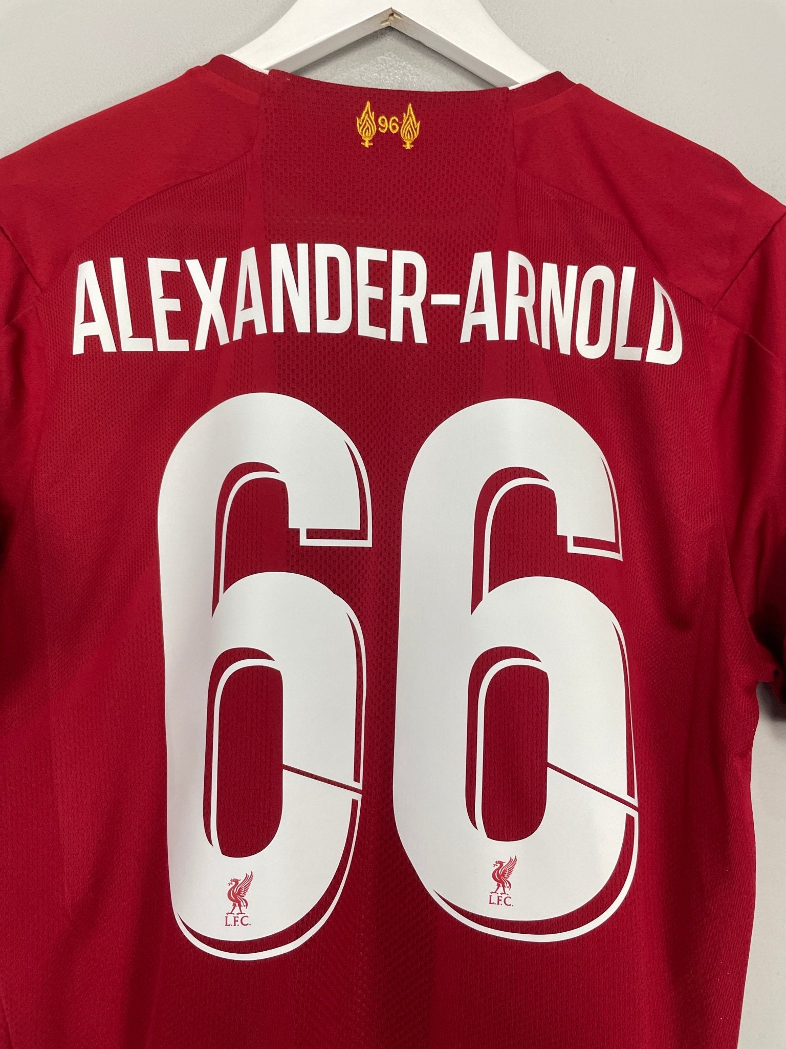 Shop 2019/20 LIVERPOOL ALEXANDER ARNOLD #66 HOME SHIRT (M) NEW BALANCE, classic football shirts, vintage football shirts & retro soccer jerseys at Cult Kits