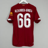 Shop 2019/20 LIVERPOOL ALEXANDER ARNOLD #66 HOME SHIRT (M) NEW BALANCE, classic football shirts, vintage football shirts & retro soccer jerseys at Cult Kits