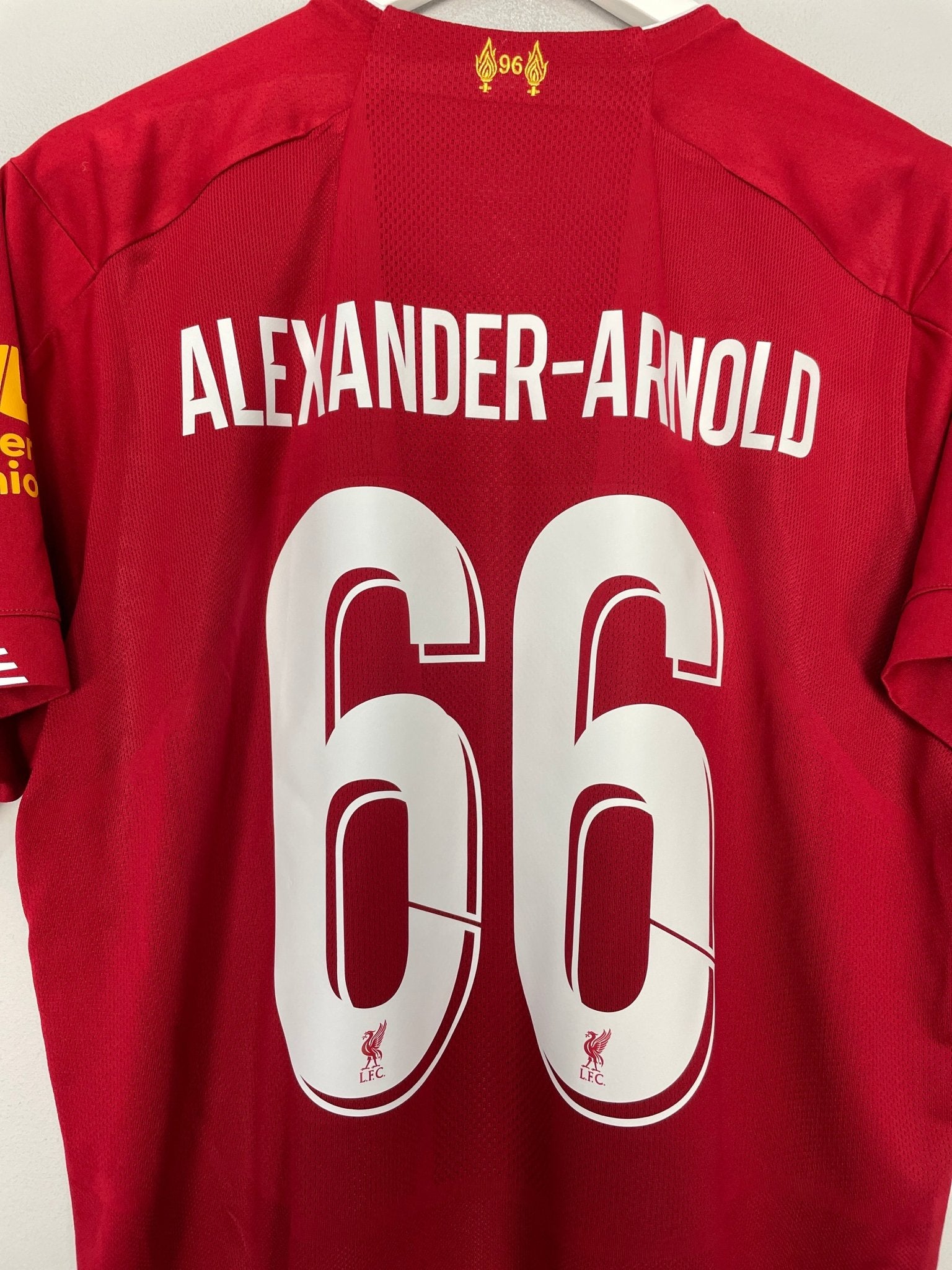 Shop 2019/20 LIVERPOOL ALEXANDER-ARNOLD #66 HOME SHIRT (XL) NEW BALANCE, classic football shirts, vintage football shirts & retro soccer jerseys at Cult Kits