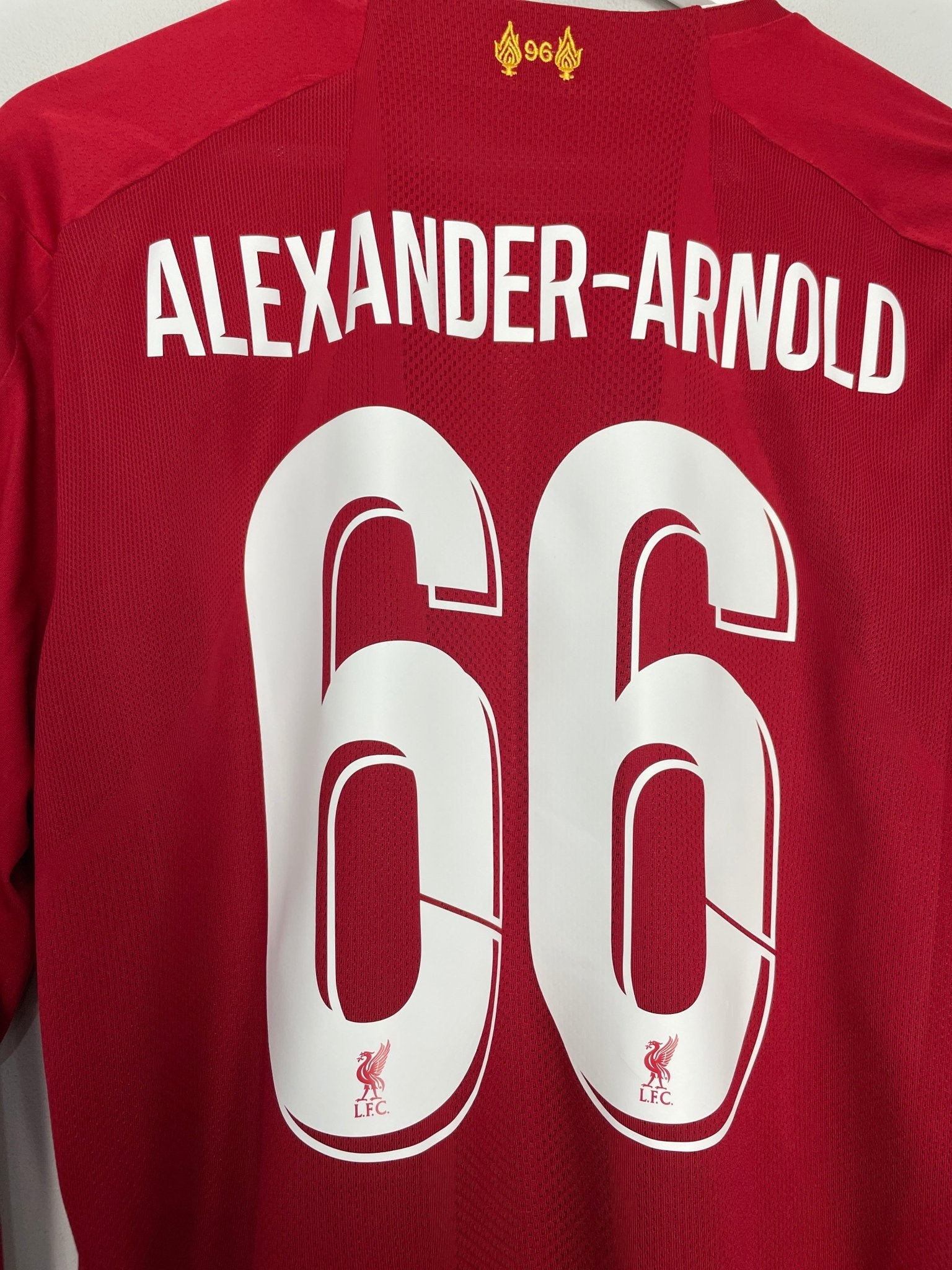 Shop 2019/20 LIVERPOOL ALEXANDER ARNOLD #66 L/S HOME SHIRT (L) NEW BALANCE, classic football shirts, vintage football shirts & retro soccer jerseys at Cult Kits