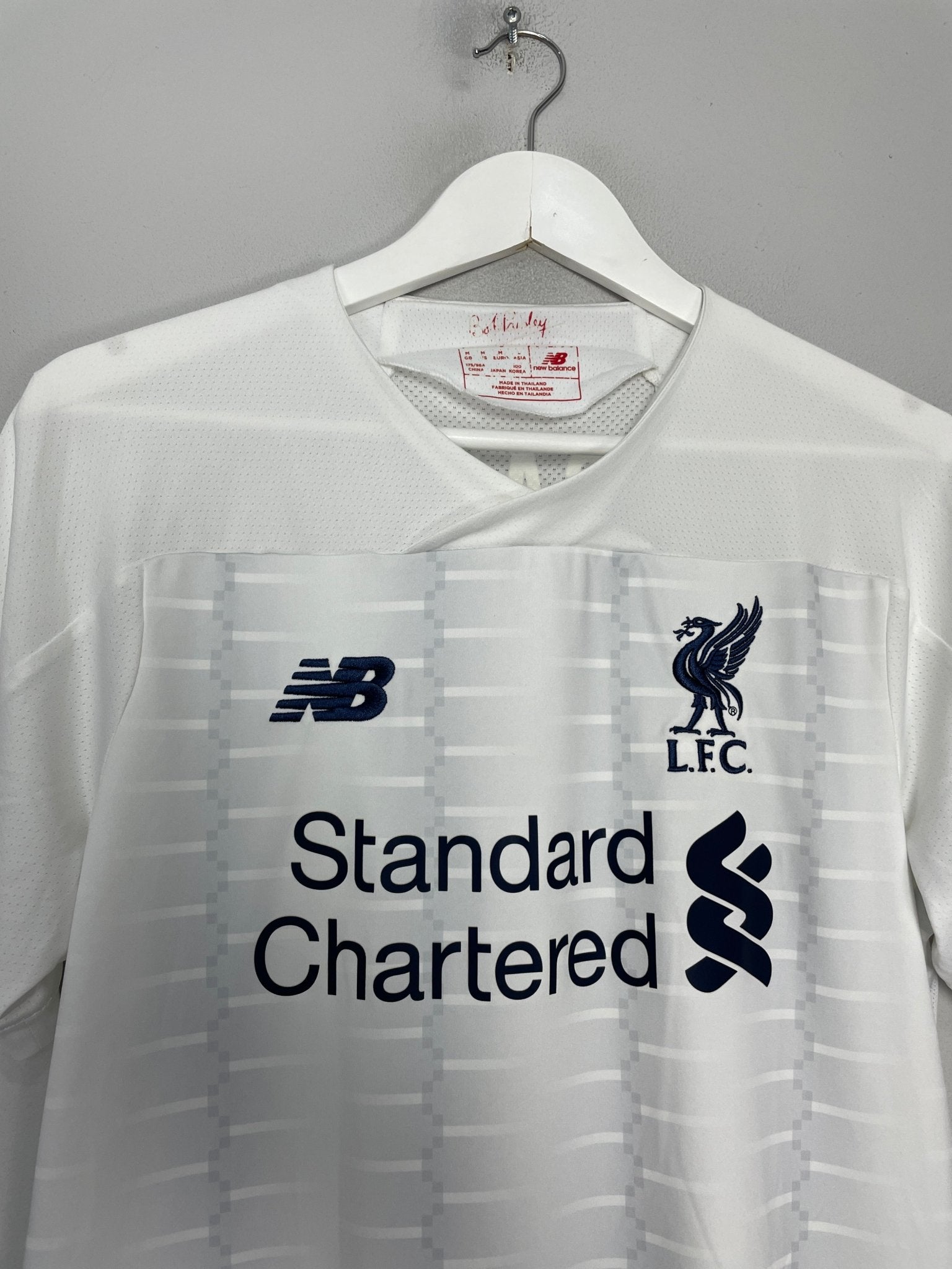 Shop 2019/20 LIVERPOOL M.SALAH #11 AWAY SHIRT (M) NEW BALANCE, classic football shirts, vintage football shirts & retro soccer jerseys at Cult Kits