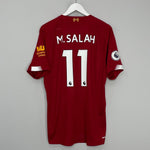 Shop 2019/20 LIVERPOOL M.SALAH #11 HOME SHIRT (L) NEW BALANCE, classic football shirts, vintage football shirts & retro soccer jerseys at Cult Kits