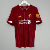 Shop 2019/20 LIVERPOOL M.SALAH #11 HOME SHIRT (M) NEW BALANCE, classic football shirts, vintage football shirts & retro soccer jerseys at Cult Kits