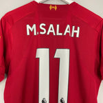 Shop 2019/20 LIVERPOOL M.SALAH #11 HOME SHIRT (M) NEW BALANCE, classic football shirts, vintage football shirts & retro soccer jerseys at Cult Kits