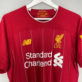Shop 2019/20 LIVERPOOL M.SALAH #11 HOME SHIRT (M) NEW BALANCE, classic football shirts, vintage football shirts & retro soccer jerseys at Cult Kits